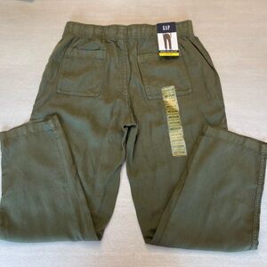 Gap Tencel Olive Green Pull on Pants NWT